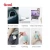 Fscool New Portable Cell Phone Wallet Silicone Phone Card Holder