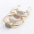 Import G1708 Unique Natural druzy bracelet handmade wire wrapped druzy bracelets bangles for women wholesale from China