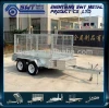 Galvanised 8x5 Car Tandem Box Trailer with Cage
