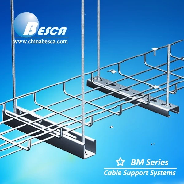 Galvanised Wire Mesh Basket Cable Trays (Straight or Cablofil Type o OEM)