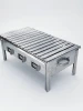 Galvanized economic mini portable bbq grill Eco outdoor barbecue grill,