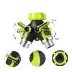 Garden Hose Splitter 2 Way Water Hose Connector metal male connector
