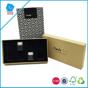 Gift bag for small medicine pot perfume box with EVA insert suitable box
