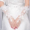 gloves bride lace gloves wedding hollow mesh wedding dress embroidery wholesale wedding gloves women 2022 white