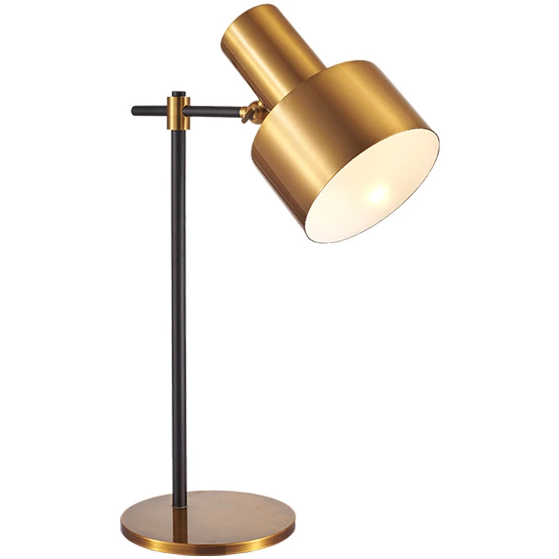 Golden color simple style iron E27 office coffee home working desk lighting