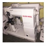Golden wheel single needle post bed roller used shoe sewing machine