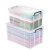 Import Good quality plastic colorful storage box clear clothes plastic bins from China