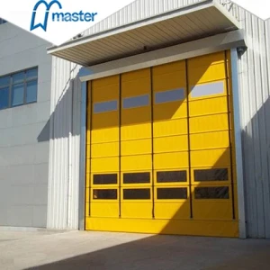 Good Wind Resistance High Speed PVC Door Stacking Roller Shutter Fast Door With High Quality