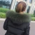 Import Green fur collar women down jacket collar fur fur collar from China