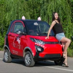 green tour electric automobile with CE 4 wheel