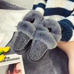 Grey Black Winter Autumn Wholesale Boots Lady Winter Shoes Snow Boot Shoes