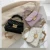Import Guangzhou Custom Logo Womens Luxury PU Leather Shoulder Bag Nylon Silk Waterproof Portable Saddle Crossbody-Versatile Ladies from China