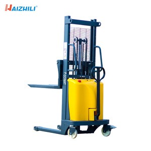 HaizhiLi Handling Equipment Hotsale Safety semi-electric stacker with cheap price