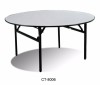 Half round hotel folding table for banquet hall