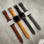 Handmade Genuine leather watch band top calf leather Apple watch straps