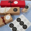 Handmade Seal Sticker Gifts Boxes Seal Clear Circle Stickers
