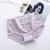 Import HD024 Post-natal high-waisted abdomen cotton cotton fabric briefs high waist pure color stretch panty HIGH-WAISTED TUCK pants from China
