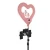 Import Heart shape Beauty 20 inch Tiktok Photographic RGB Selfie Led Ring Light With Tripod Stand For Live Stream Makeup Youtube Video from China