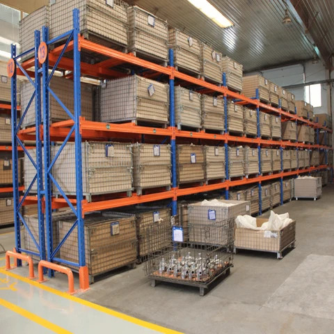 Heavy duty bolt-free adjustable industrial warehouse Garage shelves Metal frame 5 layer plate storage shelves
