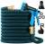Import Heavy Duty Flexible Leakproof Garden Expandable Hose with 10 Pattern High Pressure Water Spray Nozzle and Storage Bagl from China