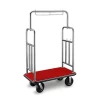 Heavy Duty Hotel Stainless Steel Bellman Luggage Trolley Cart hotel trolley