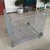 heavy duty large rolling metal steel wire mesh lockable storage container cage with wheels
