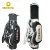 Import Helix PU Leather Golf Cart Bag/waterproof Golf Bag with wheels/PU Leather Staff Golf Bag from China
