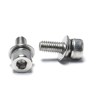 Hex Socket Cheese Head Knurled Stainless Steel Bolts and Nuts
