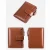 Import High-capacity glossy smooth minimalist design leather male wallet from China