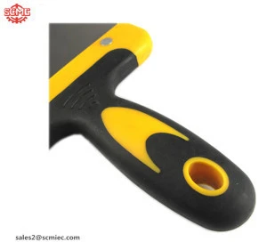 High-end Stainless steel Putty knife with Bicolourable plastic handle