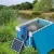 Import high energy efficient solar powered with air stone oxygen pump pool pond for fish tank aquaculture hydroponics from China