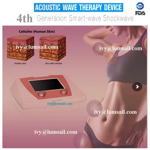 high energy radial shockwaves cellulite removal and fat reduction beauty equipment
