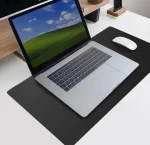 High Quality Big Size Microfiber Fabric Cowhide Computer Office Desk Mat Mouse Pad