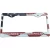 Import High quality blank ABS plastic car license plate frame from China