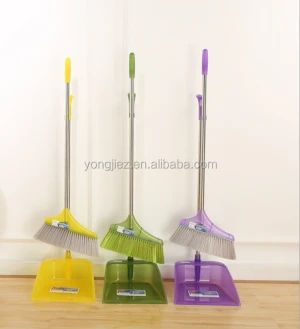 High quality broom and dustpan design,dust pan with plastic broom