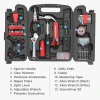 High quality Carbon steel tool 131 pieces of hardware adjustable wrench repairs gift bags household wrench set tool kit sets