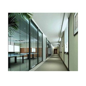 High quality cheap used office furniture full height movable aluminium glass wall partition