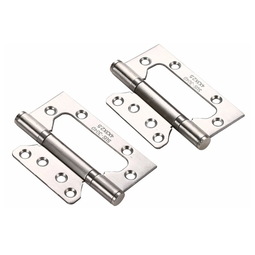 High quality cheap Zhutong 2.5mm stainless steel 304 butt hinge thicken mother-son door cabinet hinge butt furniture hinges