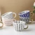 Import High quality daily uses north-europe style multi-patterned coffee cup with gold handle from China