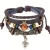 Import High quality Europe classic style Genuine leather bracelet with stainless steel accessories from China