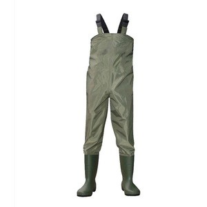 high quality fishing wader 100% waterproof camo chest PVC wader