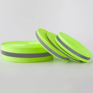 High Quality Fluorescent green Reflective Warning Conspicuity Tape conspicuity strips Reflective Material