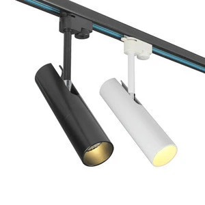 High quality global commercial surface spotlights adjustable anti glare COB LED track lights fixtures