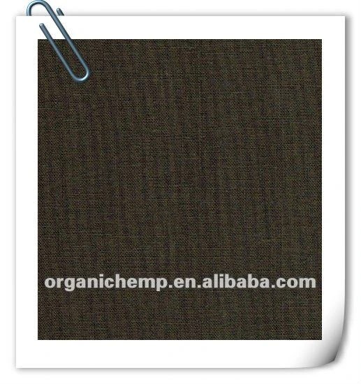 High quality hemp/tencel plain fabric for clothing