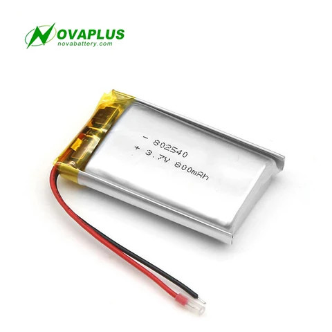 High quality hot sell Rechargeable 802540 3.7v 800mah li-poly battery customized wholesale high capacity