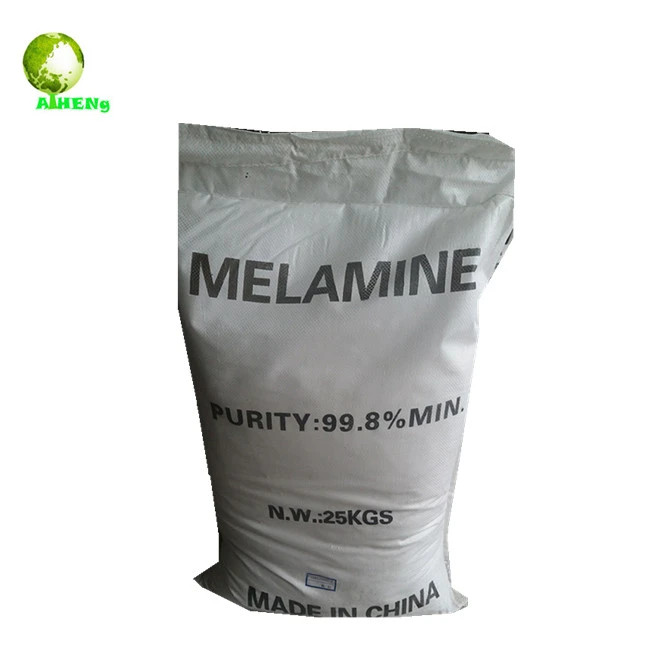 High quality industry grade 99.8% min melamine powder for tableware or plywood or dinnerware