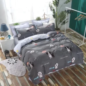 High quality king size bedding set linen bed sheet duvet cover