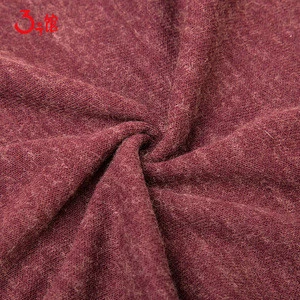 High quality knitted viscose wool tweed fabric for fashion scarf