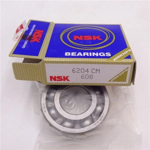 High quality low price chrome steel sealed deep groove ball bearing 6204