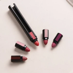 High Quality Make Up Vegan Lipstick Waterproof Long Lasting 5 colors Matte Lipstick Private Label Velvet Lips Lipstick